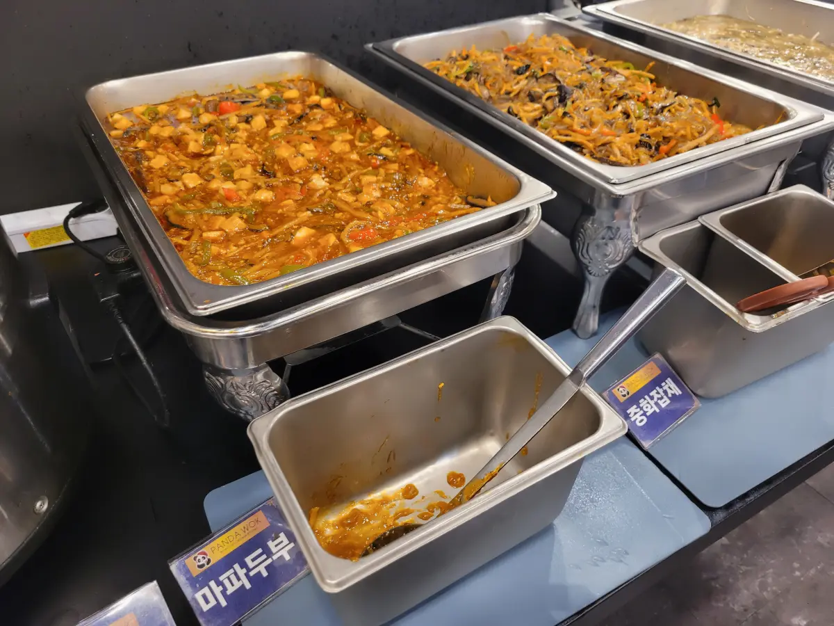 팬더웍-중식뷔페-마파두부-중화잡채