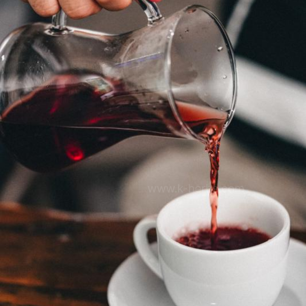 따뜻한 히비스커스 차