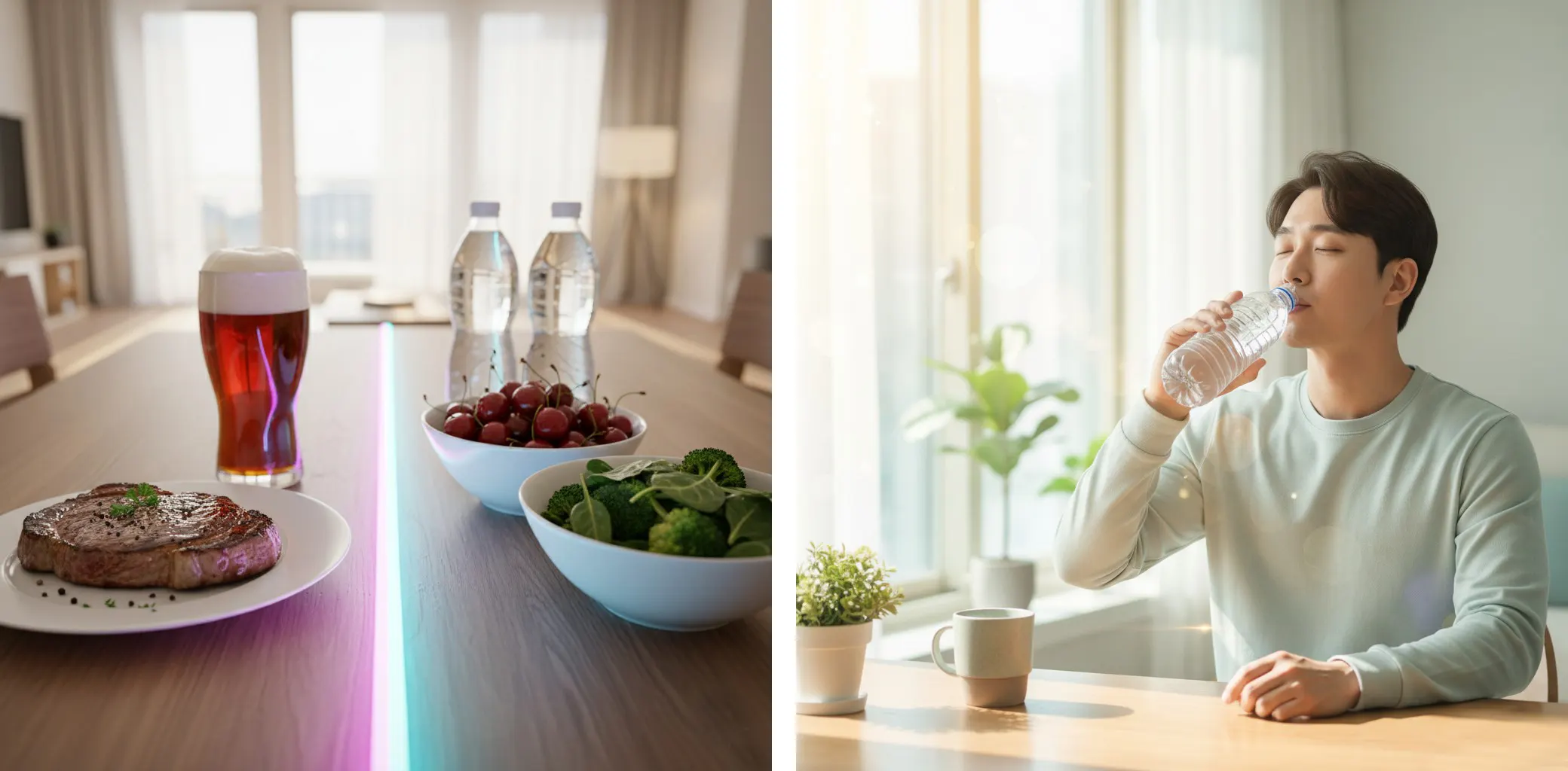 약 없이도 가능한 통풍 치료 보조요법