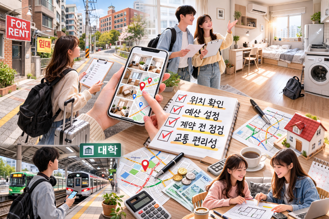 대학 개강 전 자취방 구하기, 이것만 알면 실패 없어요