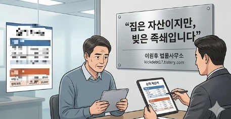 주택담보대출 개인회생, '내 집' 지키려다 빚더미 앉는 이유 (경매 방어 현실 조언)