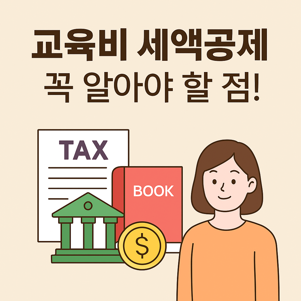 2025 교육비 세액공제 총정리 – 학원비부터 교재비까지, 부모가 꼭 알아야 할 혜택