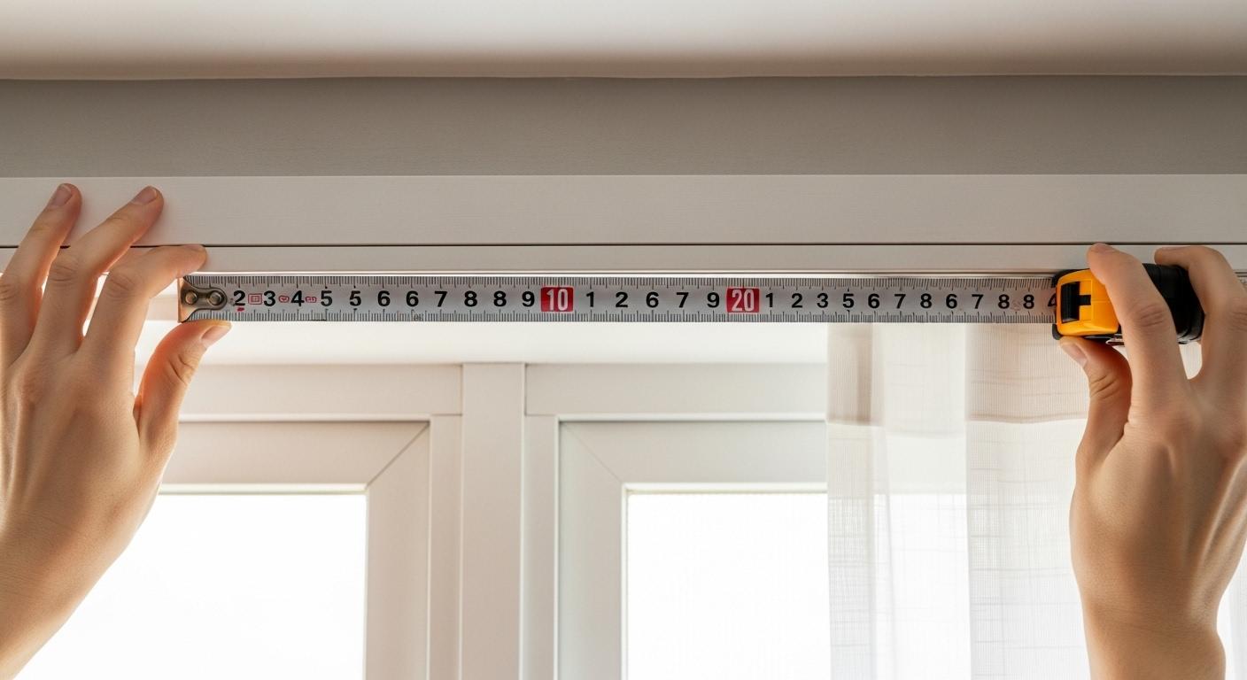 커튼 사이즈 재는법