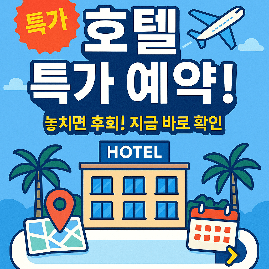 특가 호텔 예약 사이트 바로가기