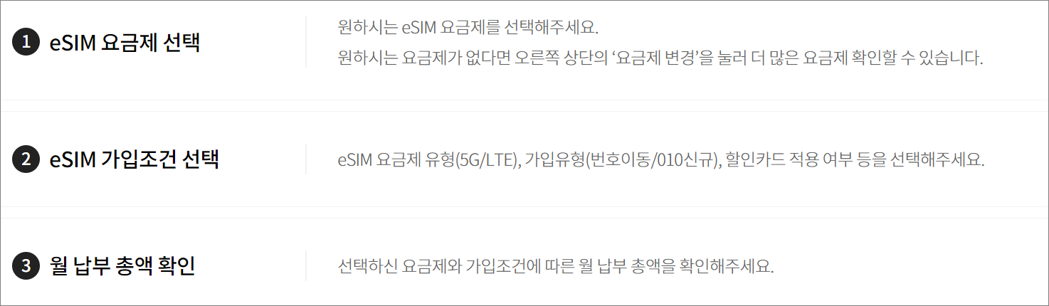 eSIM 알뜰폰 지원 휴대폰 확인방법