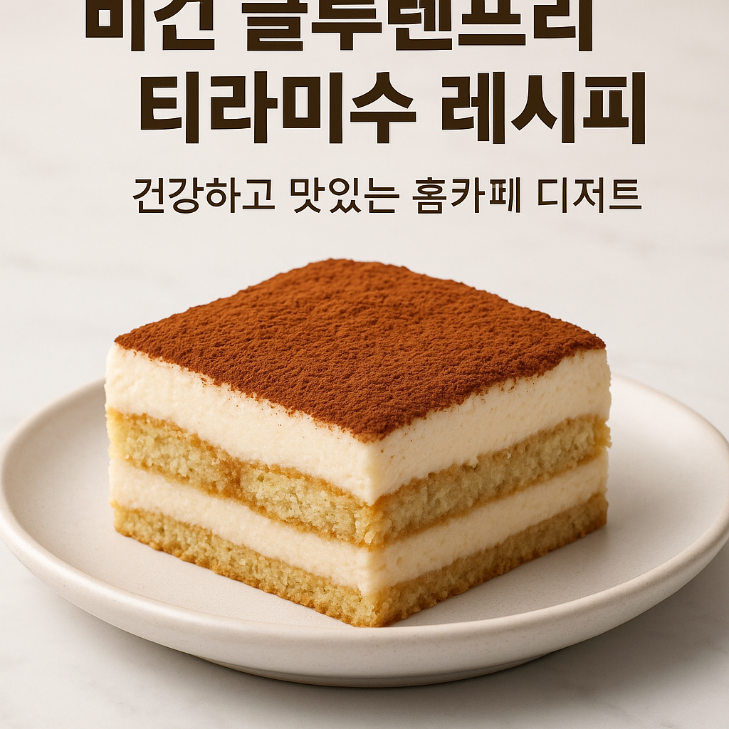 비건 글루텐프리 티라미수