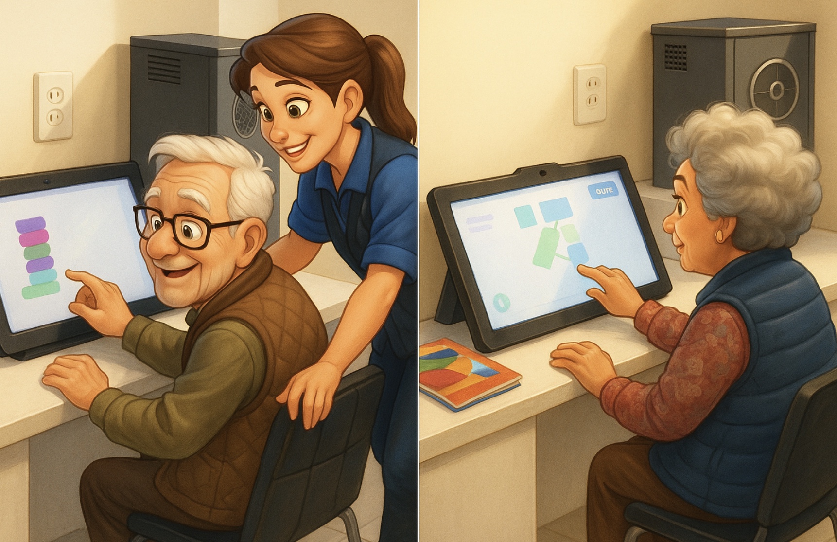 실버 디지텔 교육