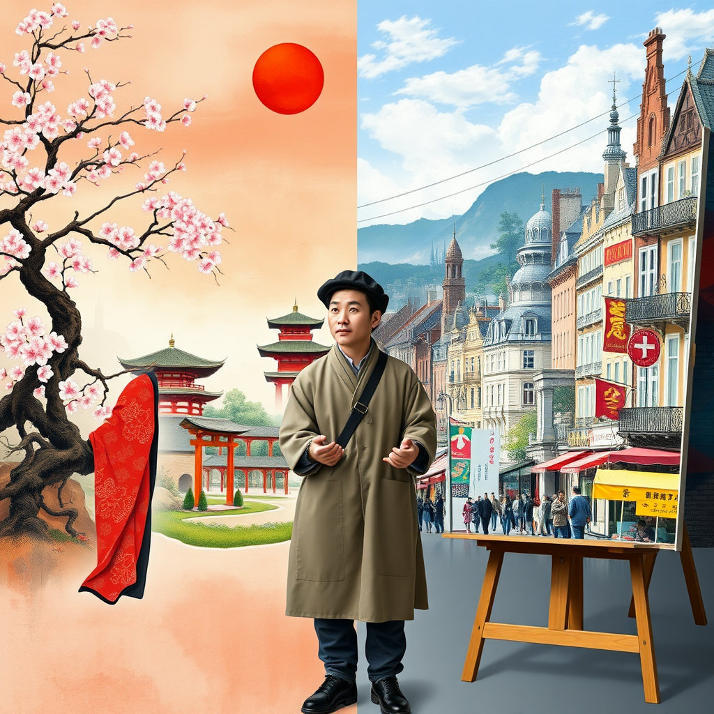 일본 vs 유럽 화가, 한국 남성 선호도 차이