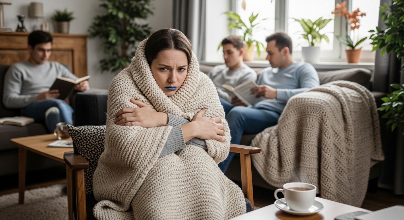 갑상선 저하증 추위 민감 증상 이미지