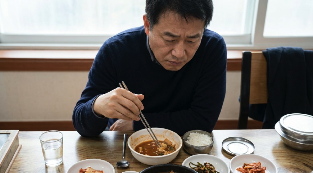 식사 중 고민