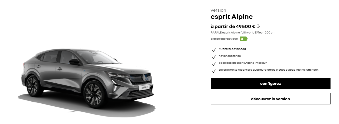 르노 라팔 에스피릿 알핀