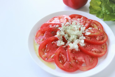 토마토&times; 식초로 만드는 간단한 마리네