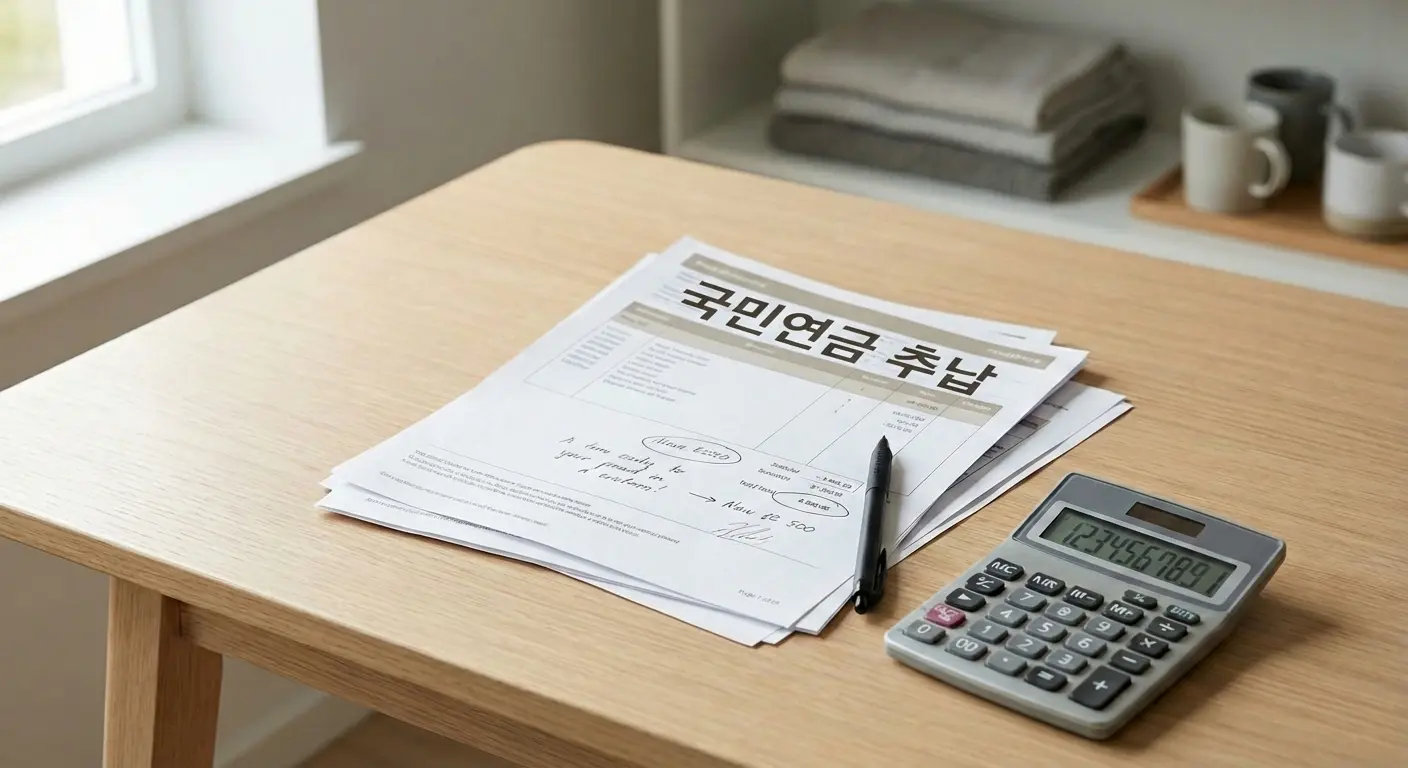 국민연금 추납이 모든 사람에게 유리하지 않을 수 있는 상황을 설명하는 이미지