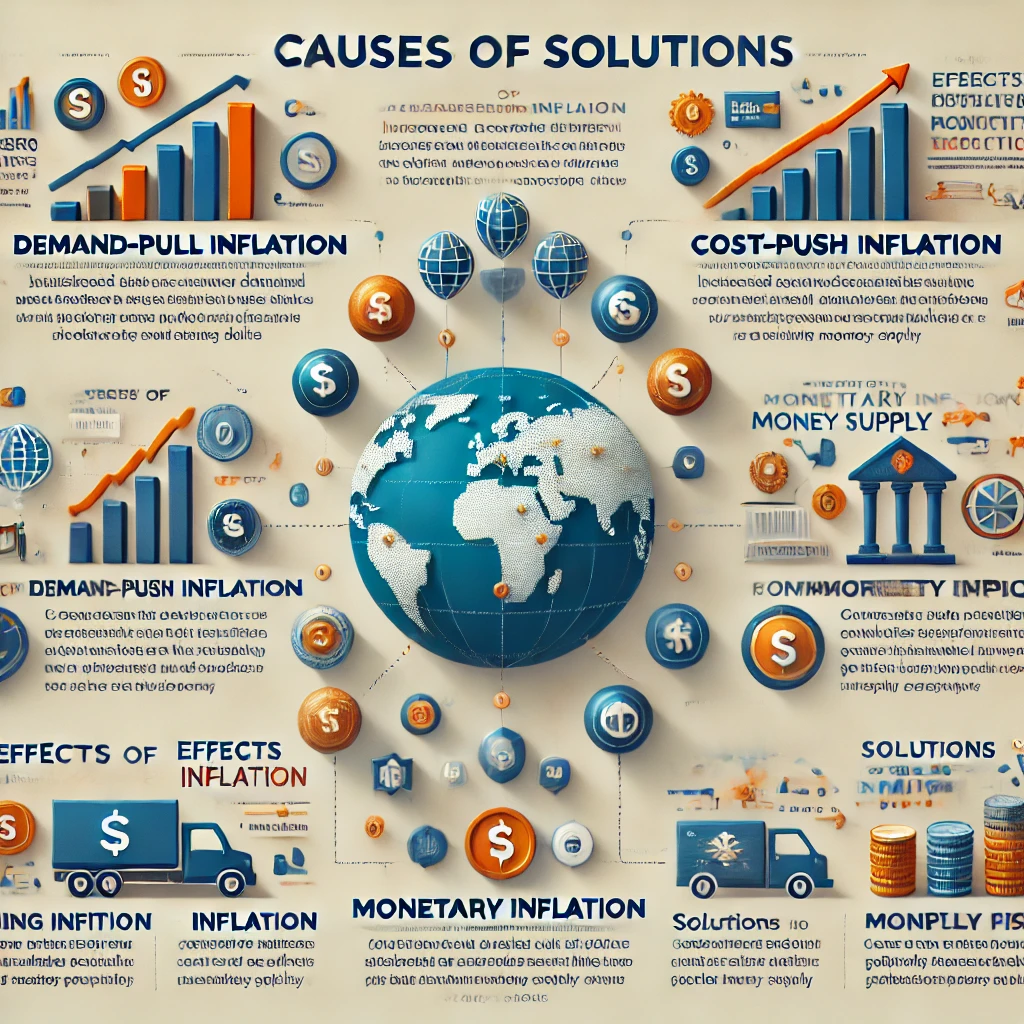 인플레이션 원인과 해결 이미지