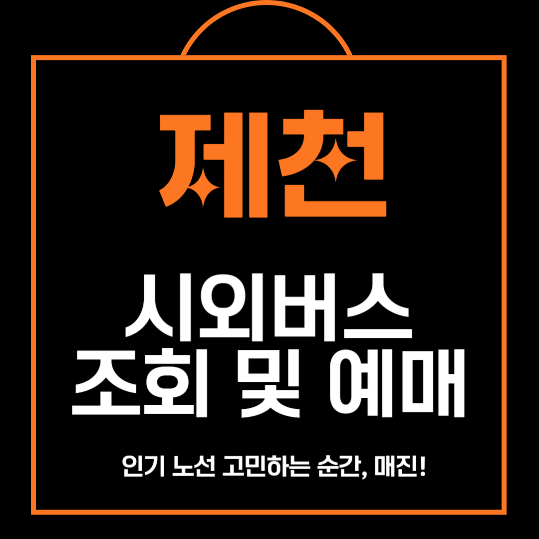 시외버스 이용