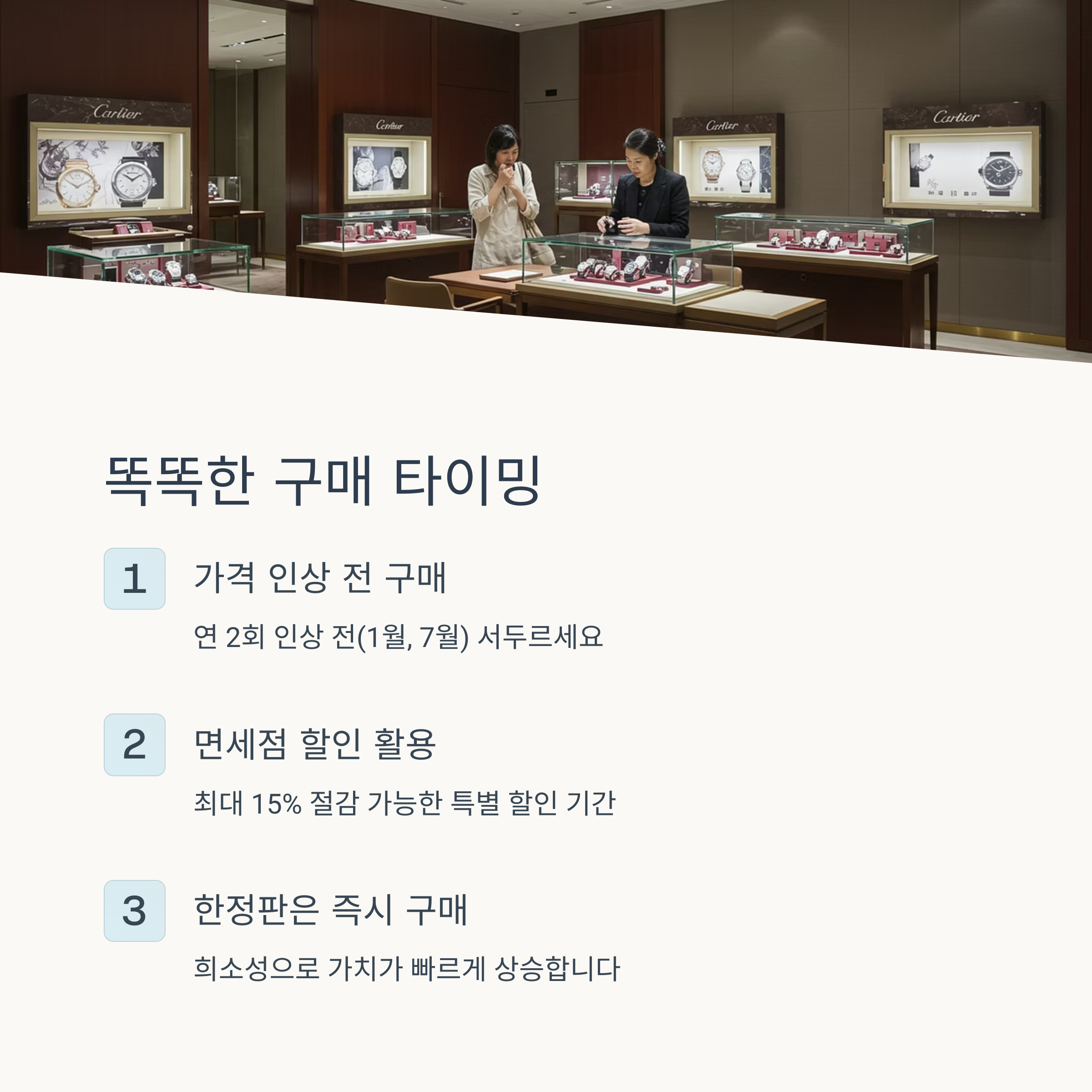 최적의 구매 타이밍