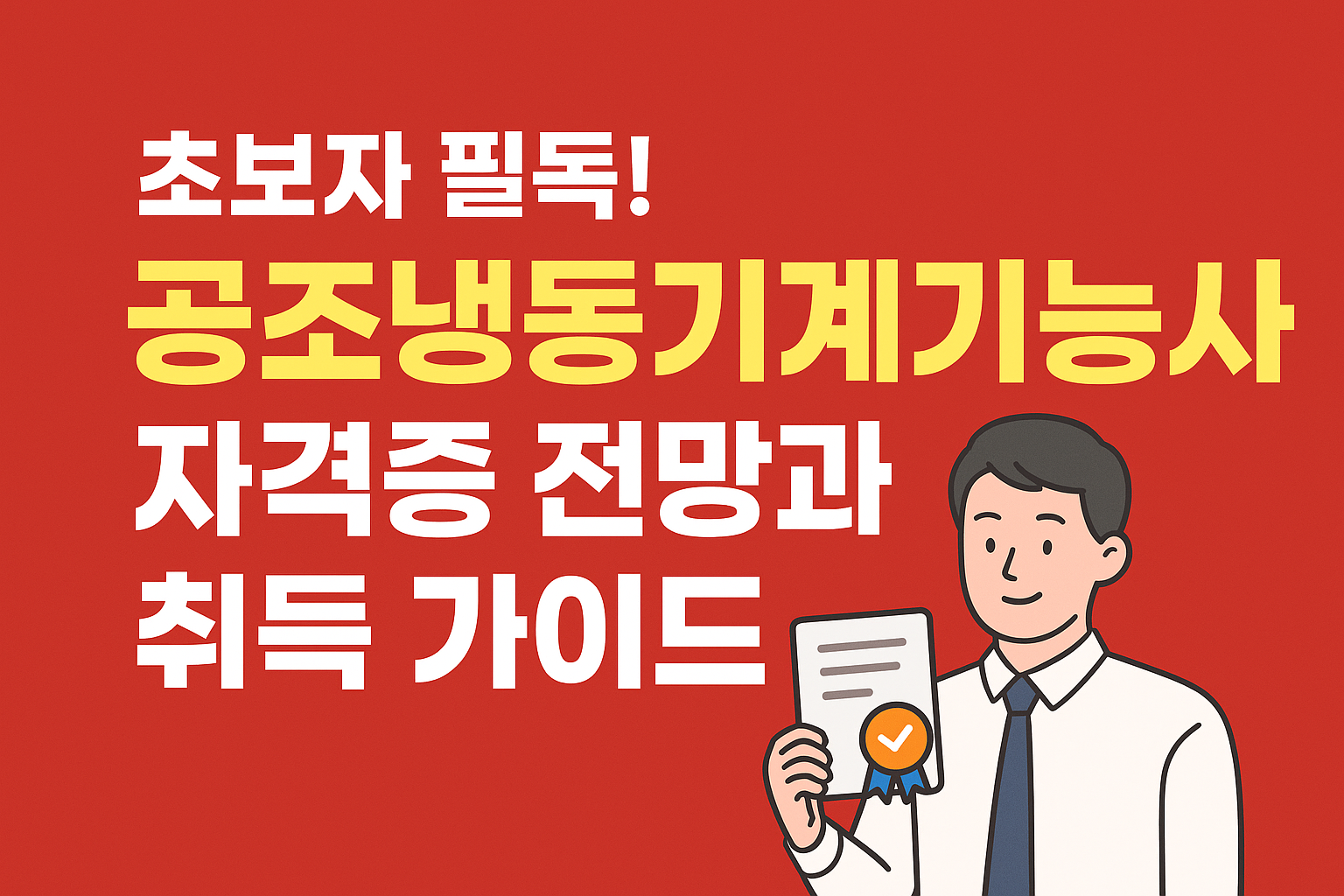 공조냉동기계기능사 자격증 전망과 취득 가이드