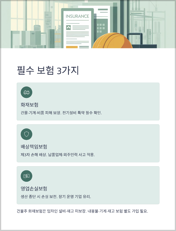 필수 보험 3가지