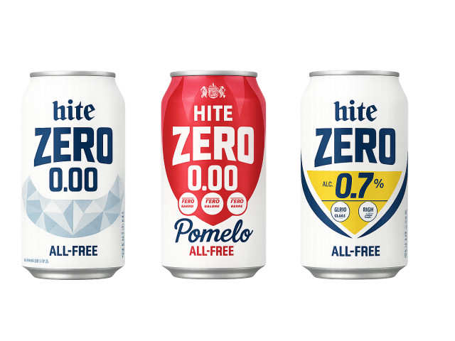 하이트제로 제품 라인업.
