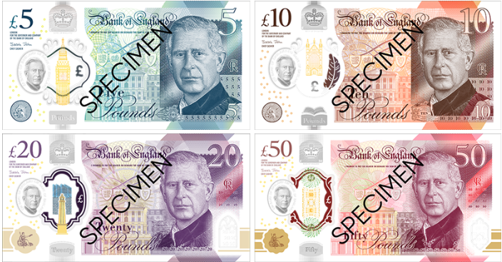 2024년 발행 파운드화 견양