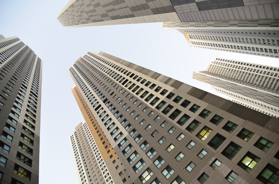 아파트단지 외괸사진