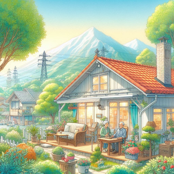 행복한 노후생활이 느껴지는 집