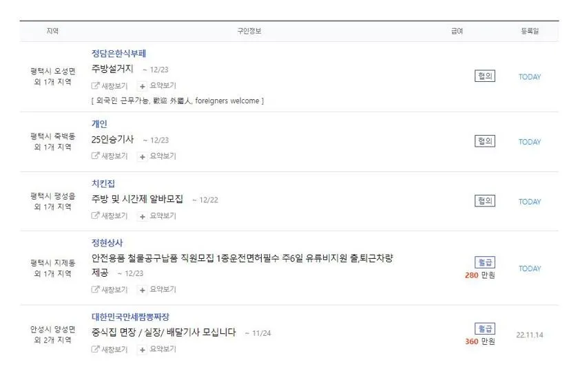 평택 안성 교차로