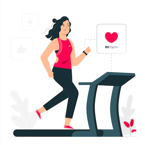 유산소 운동 그림