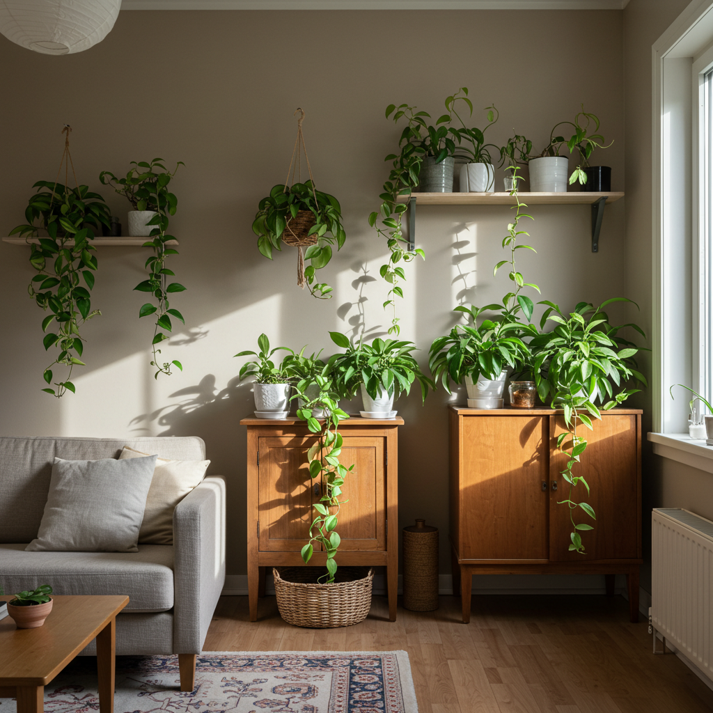 호야로 집안을 아름답게 꾸민 모습