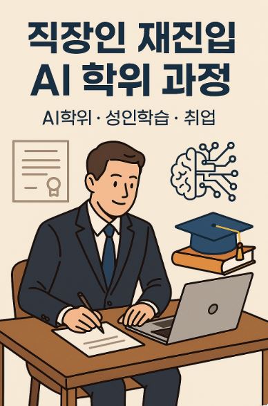 직장인 재진입 AI 학위 과정 (AI학위, 성인학습, 취업)