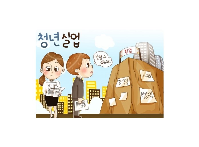 청년실업 관련 이미지