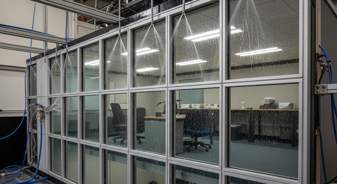 커튼월 목업테스트