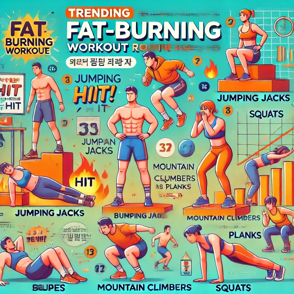 요즘 대세! 빠르게 체지방 감량하는 운동 루틴
