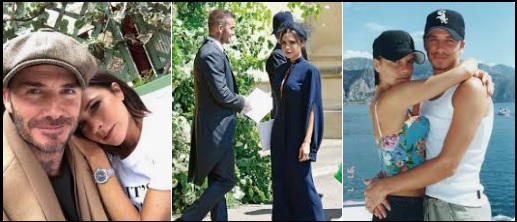 데이비드 배컴 가족 사진