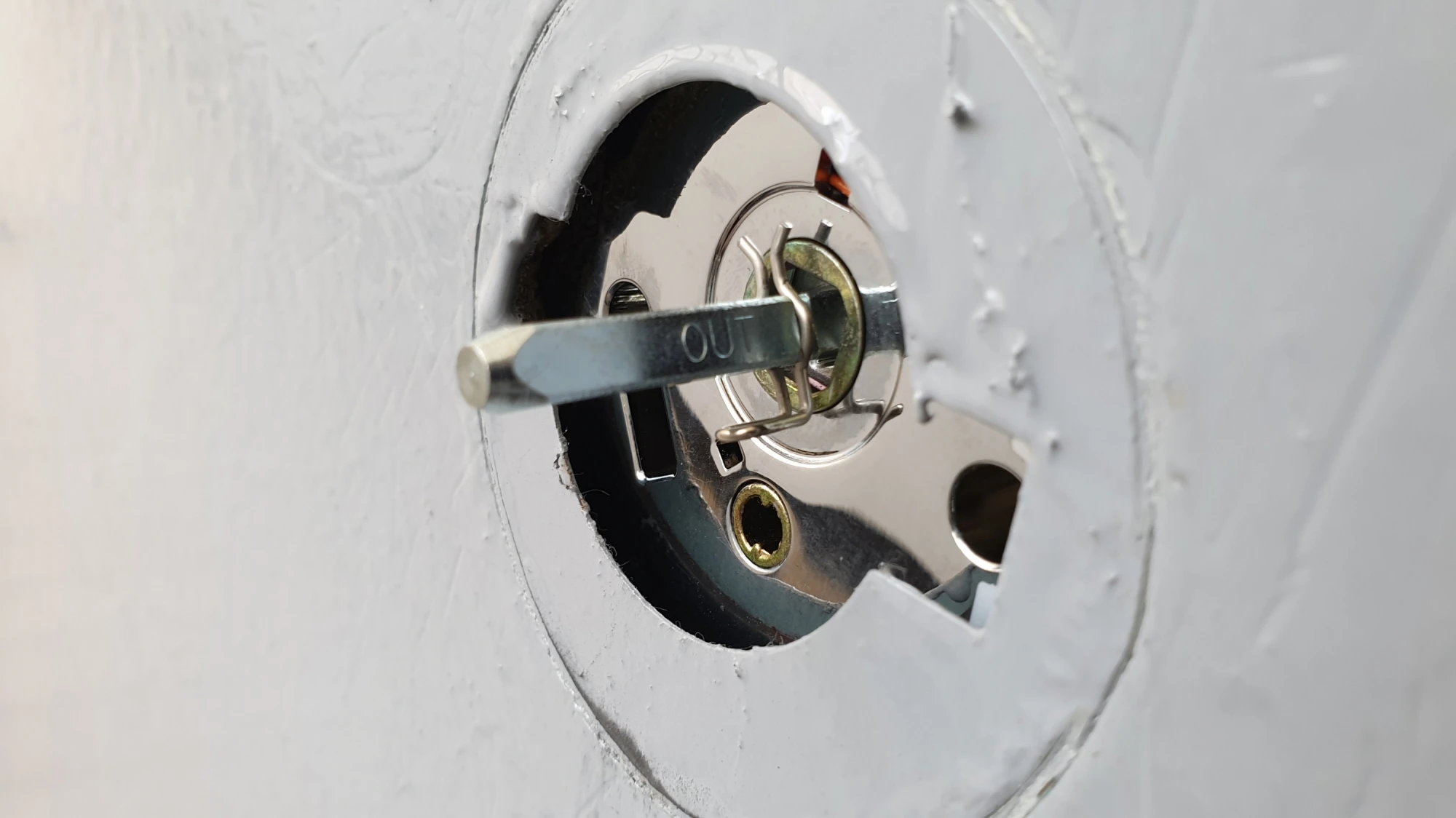 핸들 시프트 끼운 모습