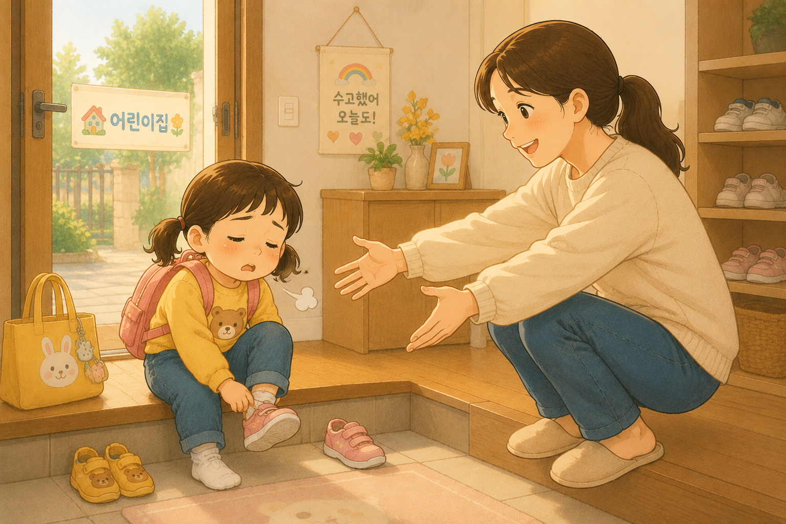 어린이집 하원 후 짜증 내는 아이, 집에 오면 힘들어하는 이유와 부모의 대처법