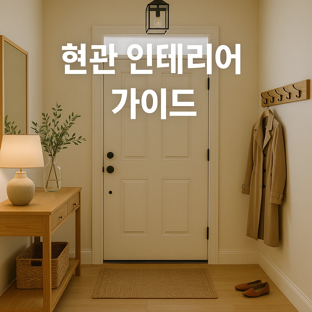 현관 색상 선택 가이드, 스타일별 인테리어 아이디어