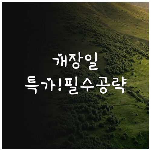 2025년 스키장 개장일 확정 오픈 ..