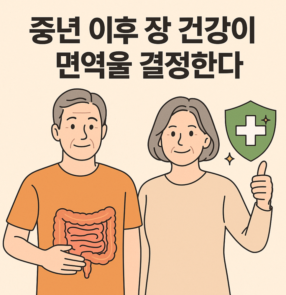 중년 이후, 장 건강이 면역을 결정한다