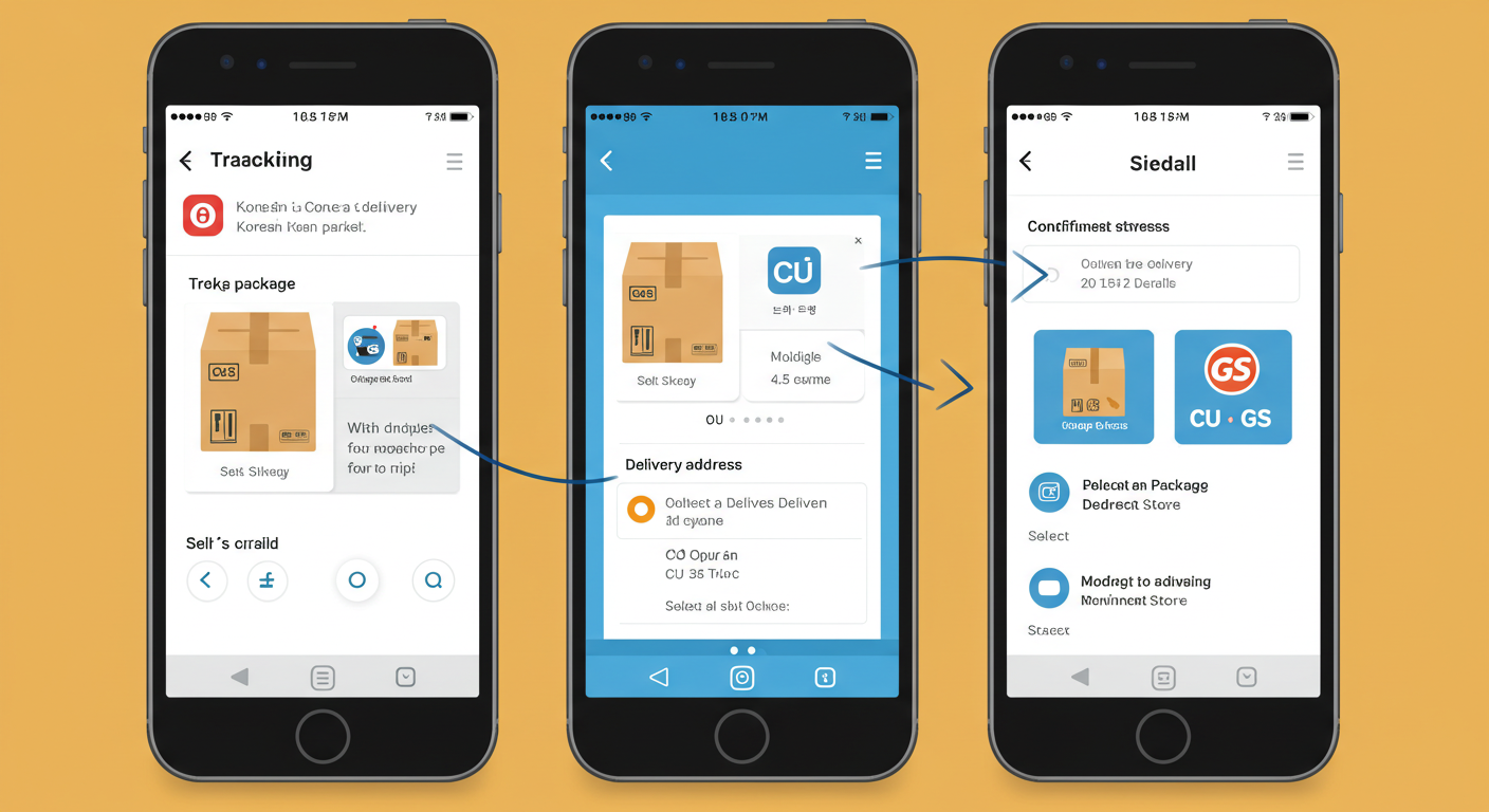 배송지수정&amp;#44; 편의점택배