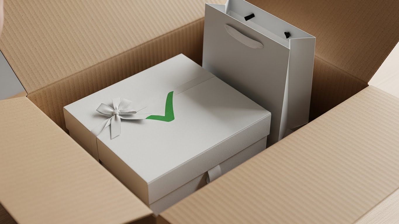 설날 선물 세트 쇼핑백 동봉 확인