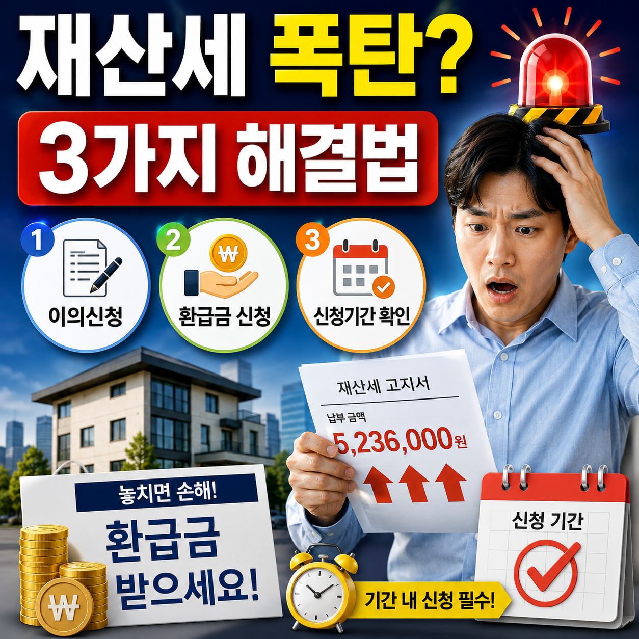 재산세 많이 나왔을 때 3가지 해결방법 ❘ 이의신청·환급금 신청 기간 총정리