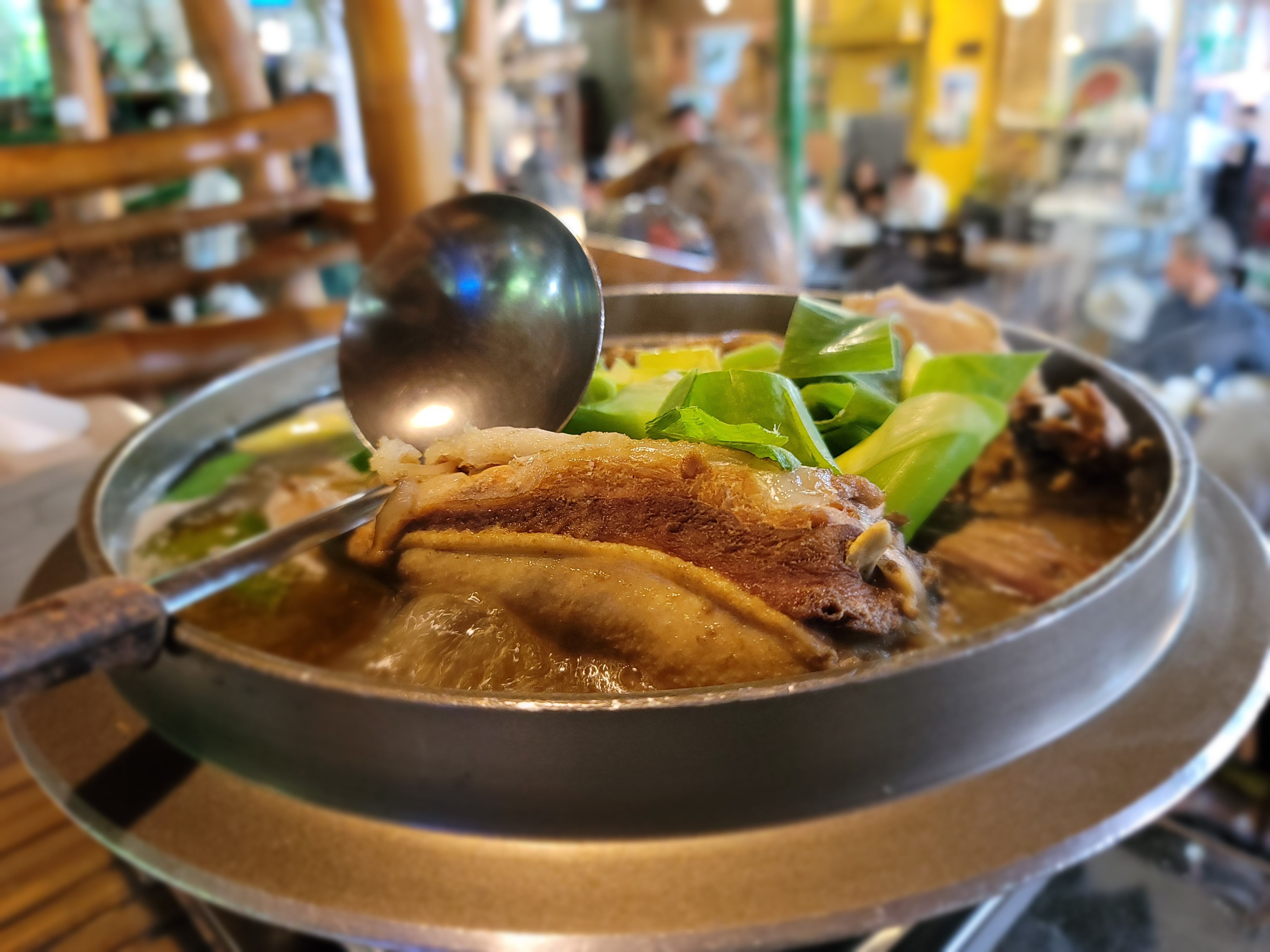 한방오리백숙
