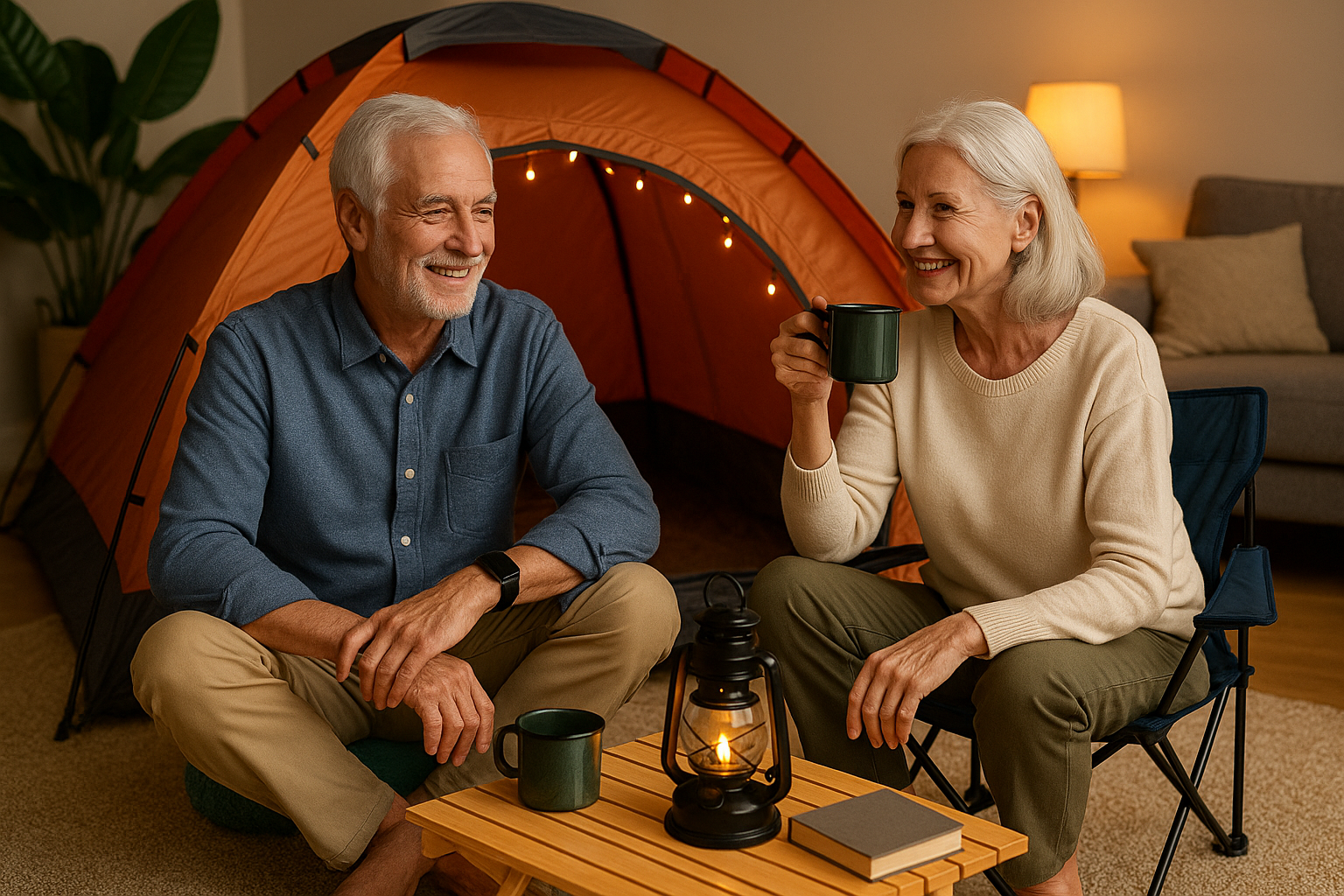 실내에서도 활력! 시니어 홈캠핑 &amp; 웰빙 라이프 제안
