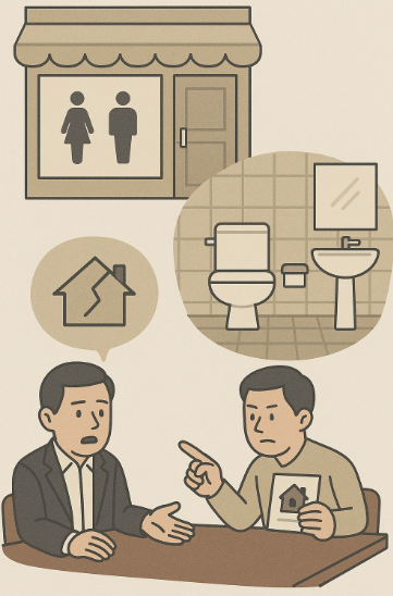 낙찰 상가 화장실