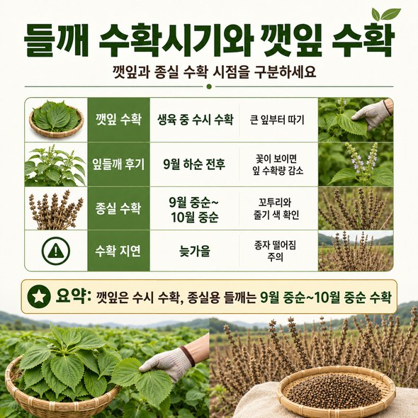 들깨 파종시기