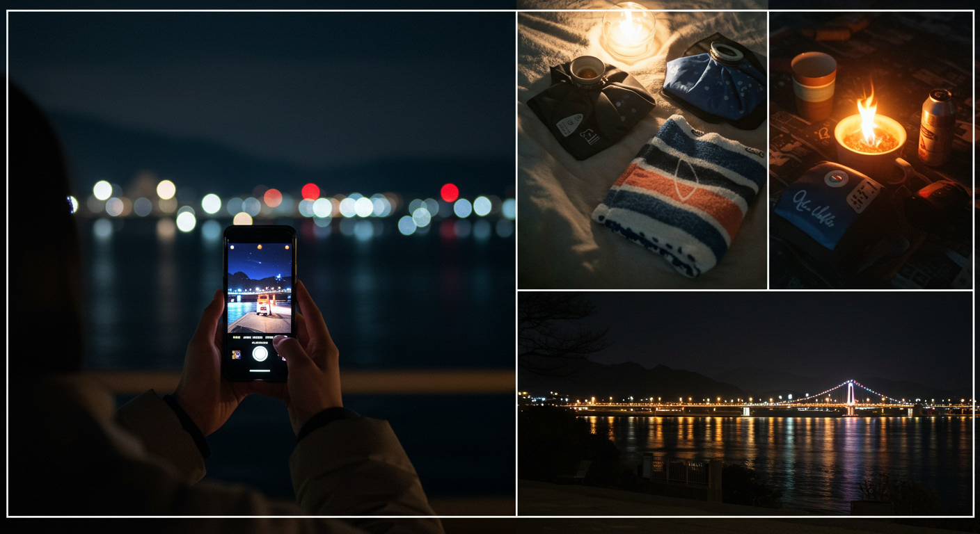 강원도 야경 여행 꿀팁: 스마트폰 촬영, 따뜻한 준비물, 추천 코스