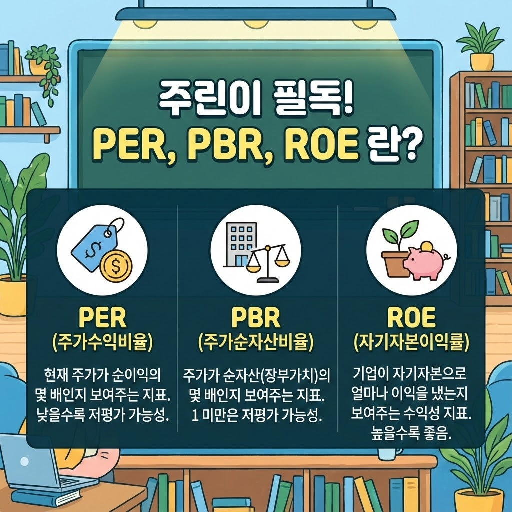 PER,PBR,ROE 란? 주린이 필독! 관련 사진