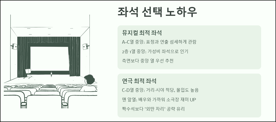 좌석 선택 노하우