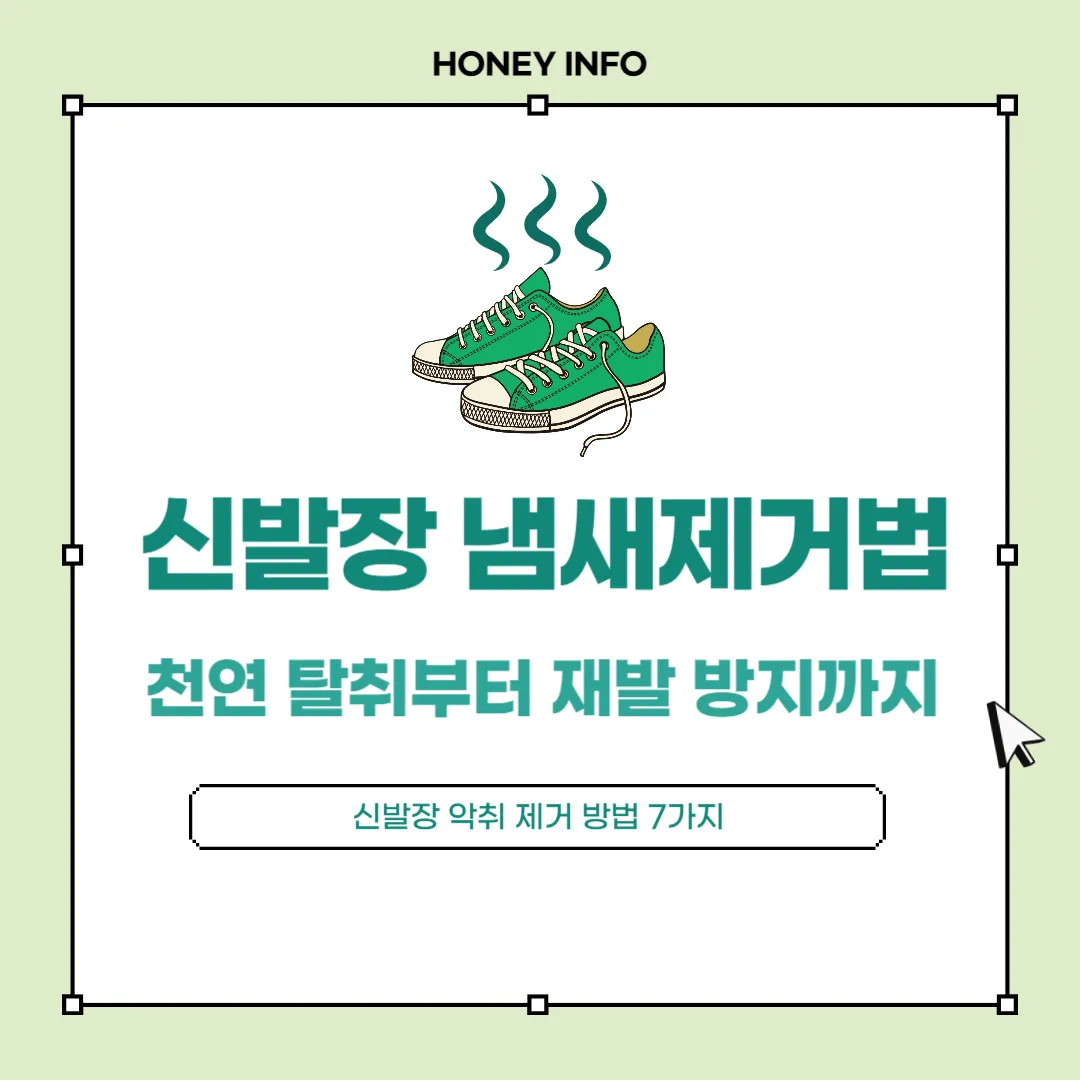 신발장 냄새제거법